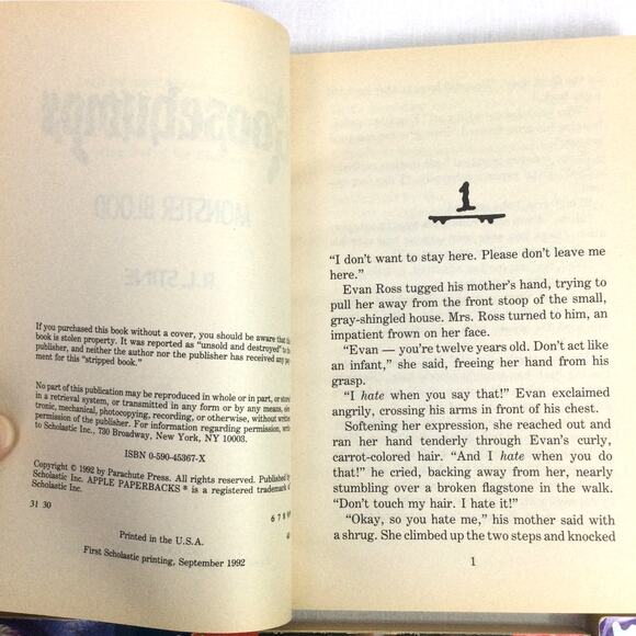 Goosebumps R.L. Stine Let's Get Invisible Vintage Paperback 8 Book Bundle - Picture 10 of 16